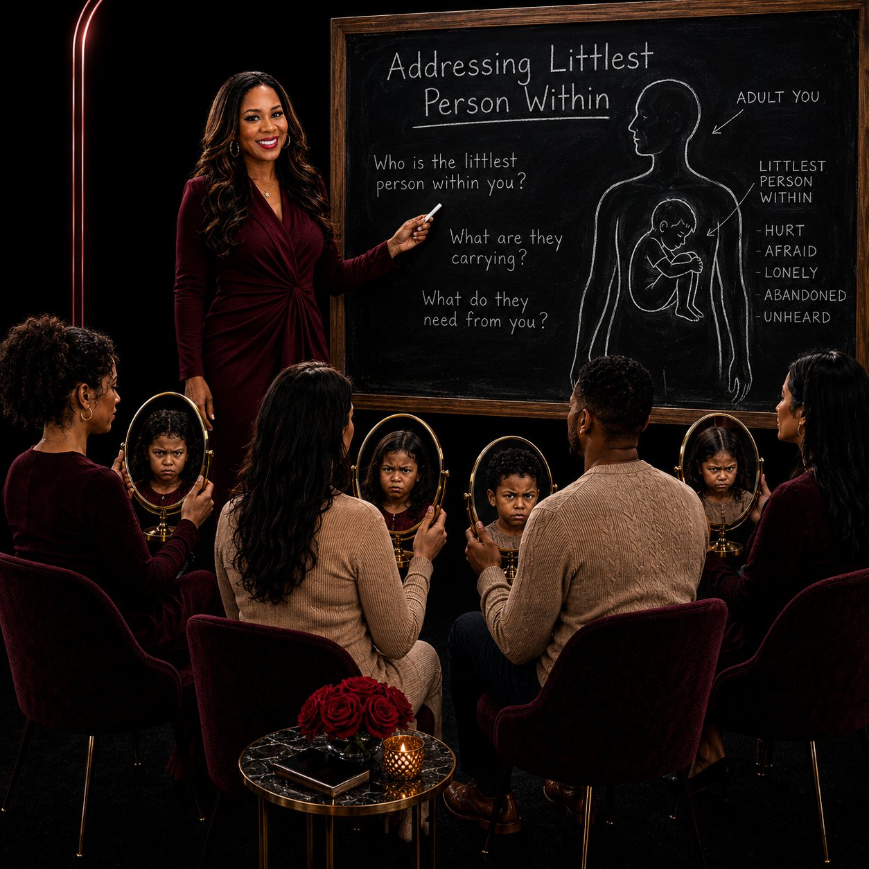 Addressing the Littlest Person Within master class graphic